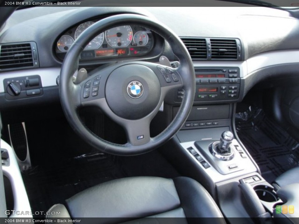 Black Interior Dashboard for the 2004 BMW M3 Convertible #52354449