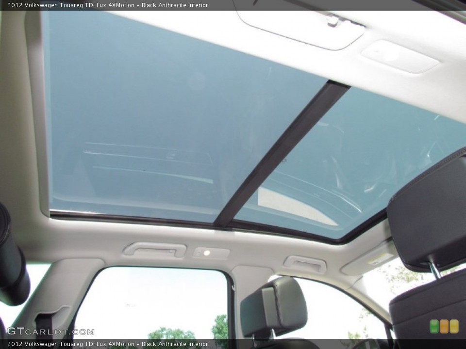 Black Anthracite Interior Sunroof for the 2012 Volkswagen Touareg TDI Lux 4XMotion #52354908