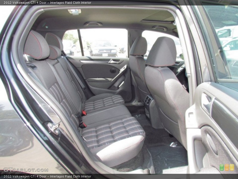 Interlagos Plaid Cloth Interior Photo for the 2012 Volkswagen GTI 4 Door #52355148