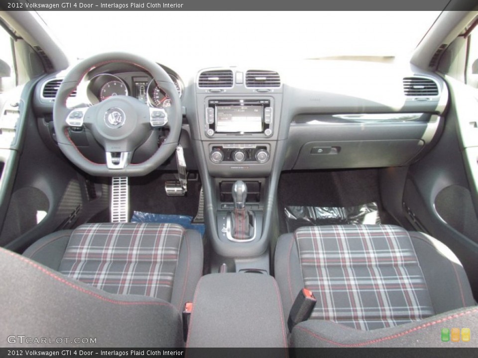 Interlagos Plaid Cloth Interior Dashboard for the 2012 Volkswagen GTI 4 Door #52355163