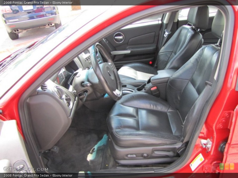 Ebony Interior Photo for the 2008 Pontiac Grand Prix Sedan #52356438