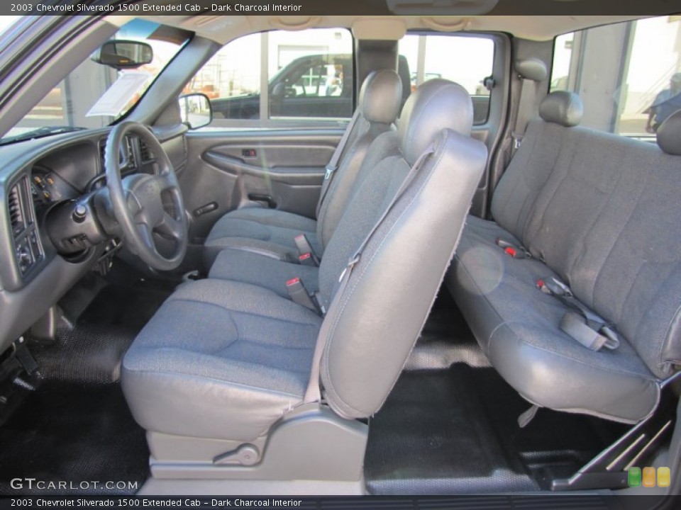 Dark Charcoal Interior Photo for the 2003 Chevrolet Silverado 1500 Extended Cab #52357515