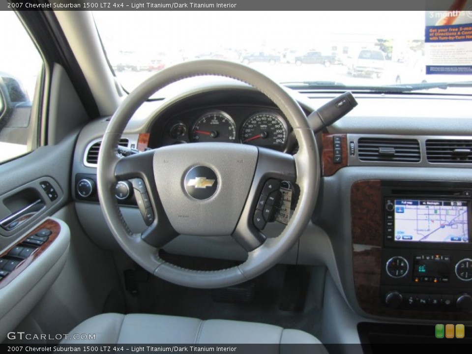 Light Titanium/Dark Titanium Interior Dashboard for the 2007 Chevrolet Suburban 1500 LTZ 4x4 #52357662