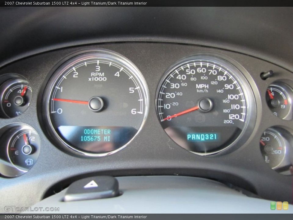 Light Titanium/Dark Titanium Interior Gauges for the 2007 Chevrolet Suburban 1500 LTZ 4x4 #52357665