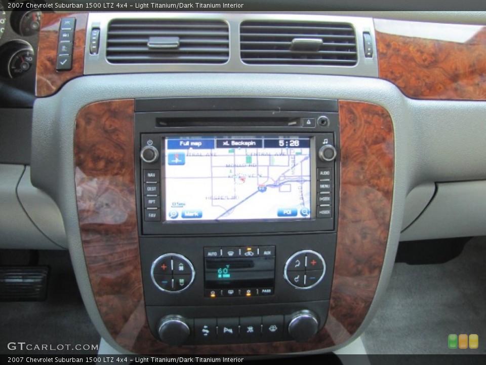 Light Titanium/Dark Titanium Interior Navigation for the 2007 Chevrolet Suburban 1500 LTZ 4x4 #52357710