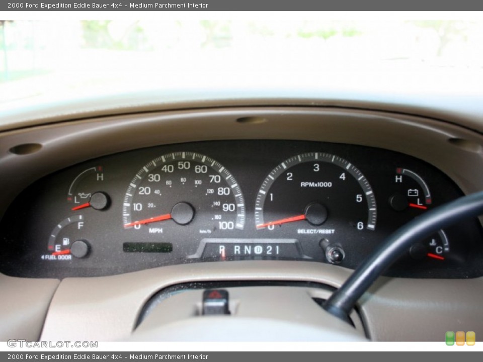 Medium Parchment Interior Gauges for the 2000 Ford Expedition Eddie Bauer 4x4 #52357932