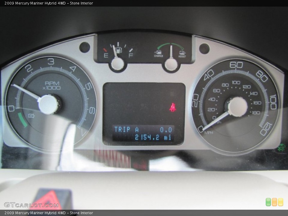 Stone Interior Gauges for the 2009 Mercury Mariner Hybrid 4WD #52358541