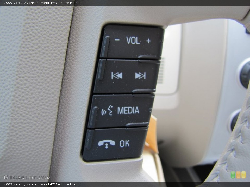 Stone Interior Controls for the 2009 Mercury Mariner Hybrid 4WD #52358556