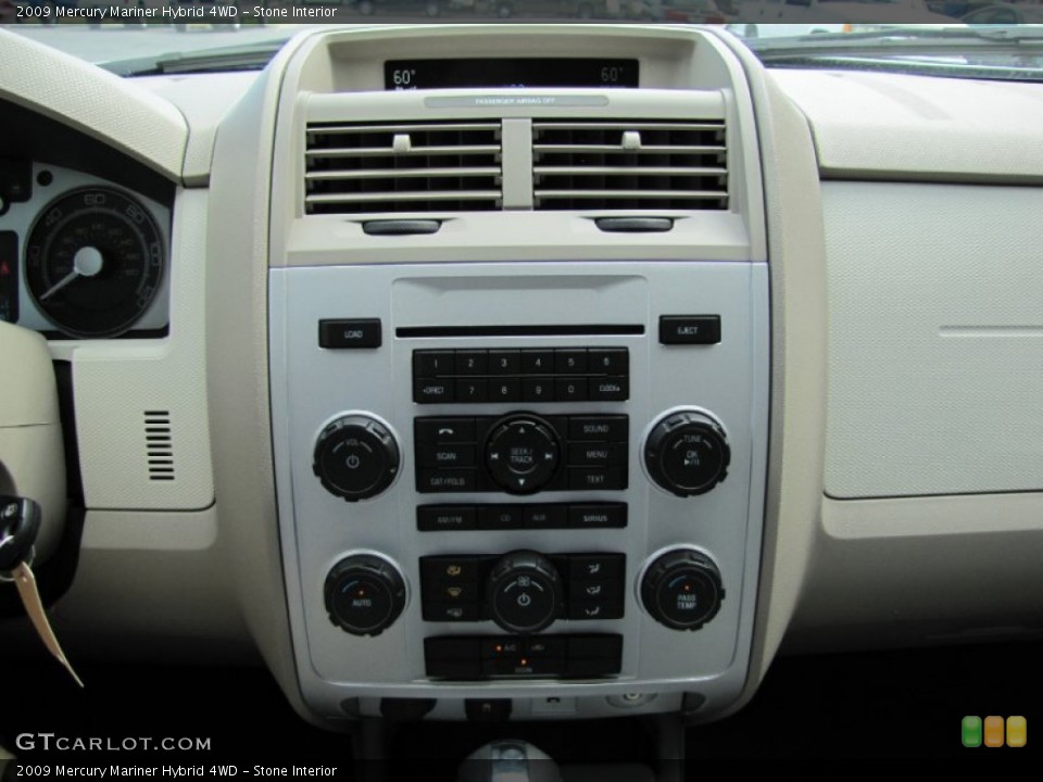 Stone Interior Controls for the 2009 Mercury Mariner Hybrid 4WD #52358583