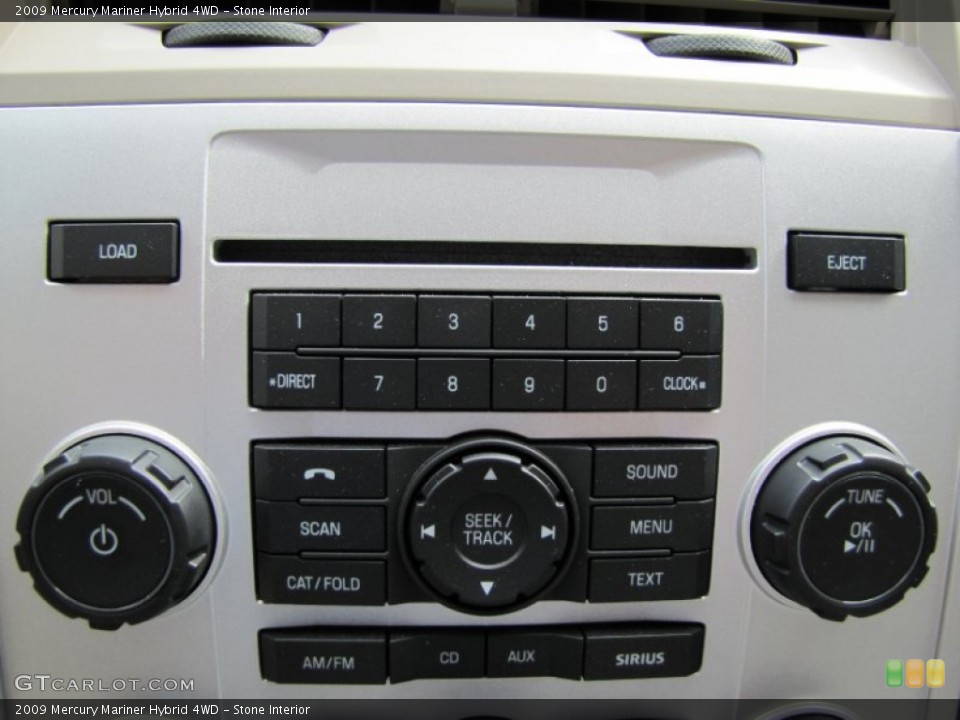 Stone Interior Controls for the 2009 Mercury Mariner Hybrid 4WD #52358595
