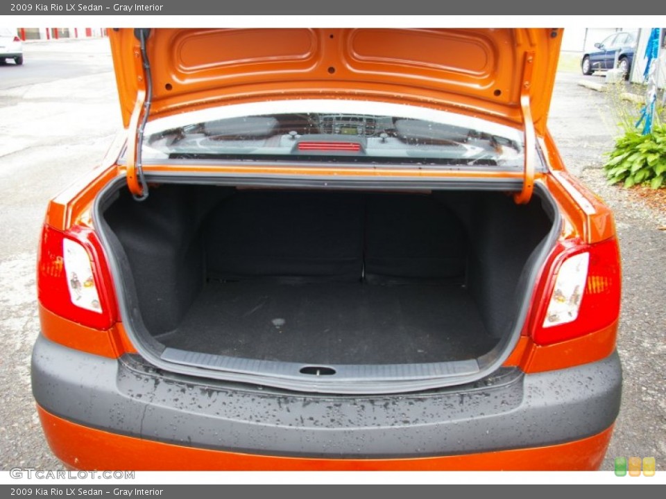 Gray Interior Trunk for the 2009 Kia Rio LX Sedan #52359432