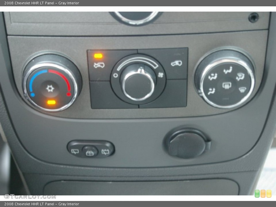 Gray Interior Controls for the 2008 Chevrolet HHR LT Panel #52359840