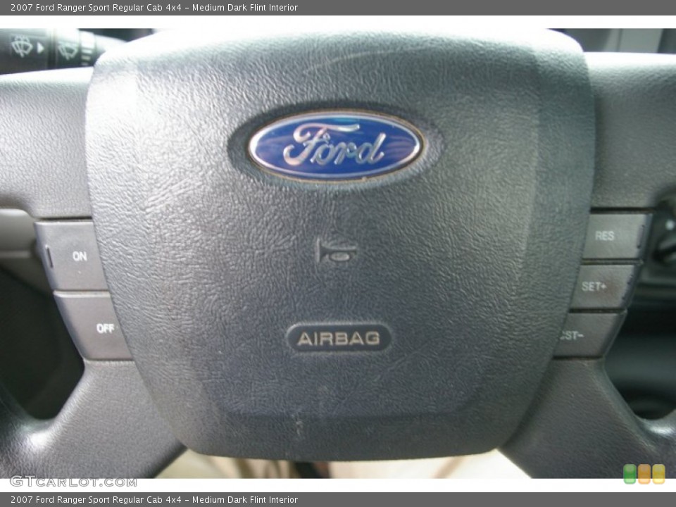 Medium Dark Flint Interior Controls for the 2007 Ford Ranger Sport Regular Cab 4x4 #52360002