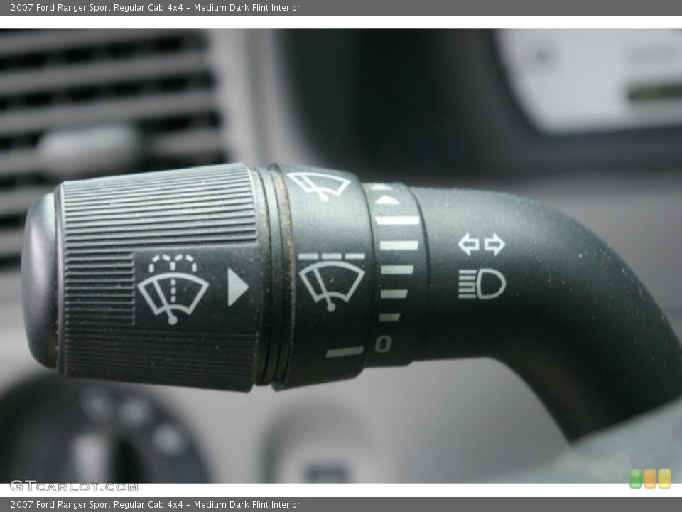 Medium Dark Flint Interior Controls for the 2007 Ford Ranger Sport Regular Cab 4x4 #52360014