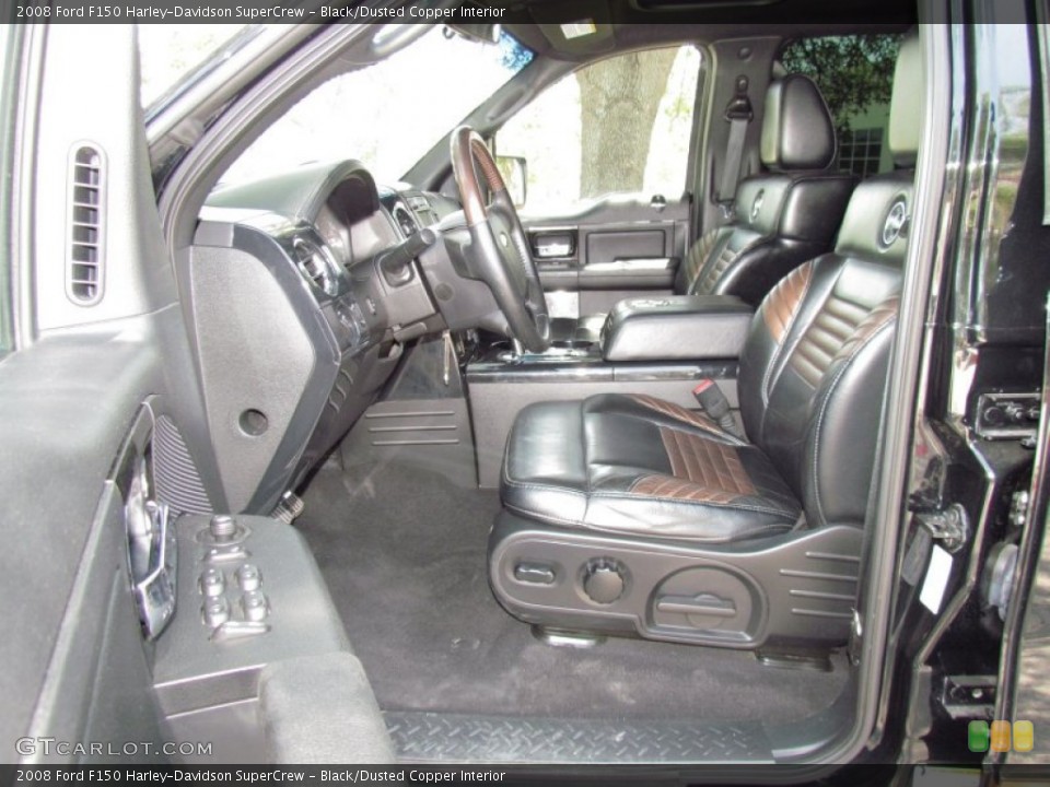 Black/Dusted Copper Interior Photo for the 2008 Ford F150 Harley-Davidson SuperCrew #52362478