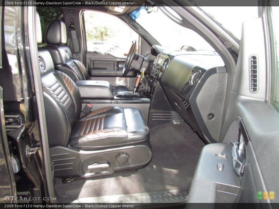 Black/Dusted Copper Interior Photo for the 2008 Ford F150 Harley-Davidson SuperCrew #52362493