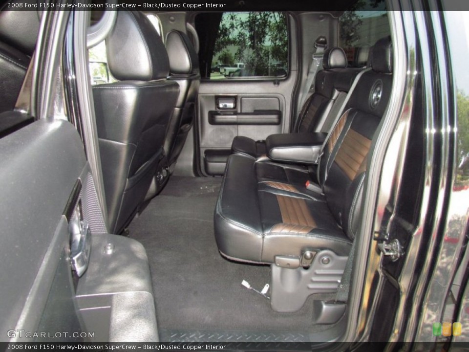 Black/Dusted Copper Interior Photo for the 2008 Ford F150 Harley-Davidson SuperCrew #52362520
