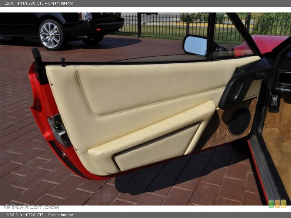 Cream Interior Door Panel for the 1986 Ferrari 328 GTS #52363159