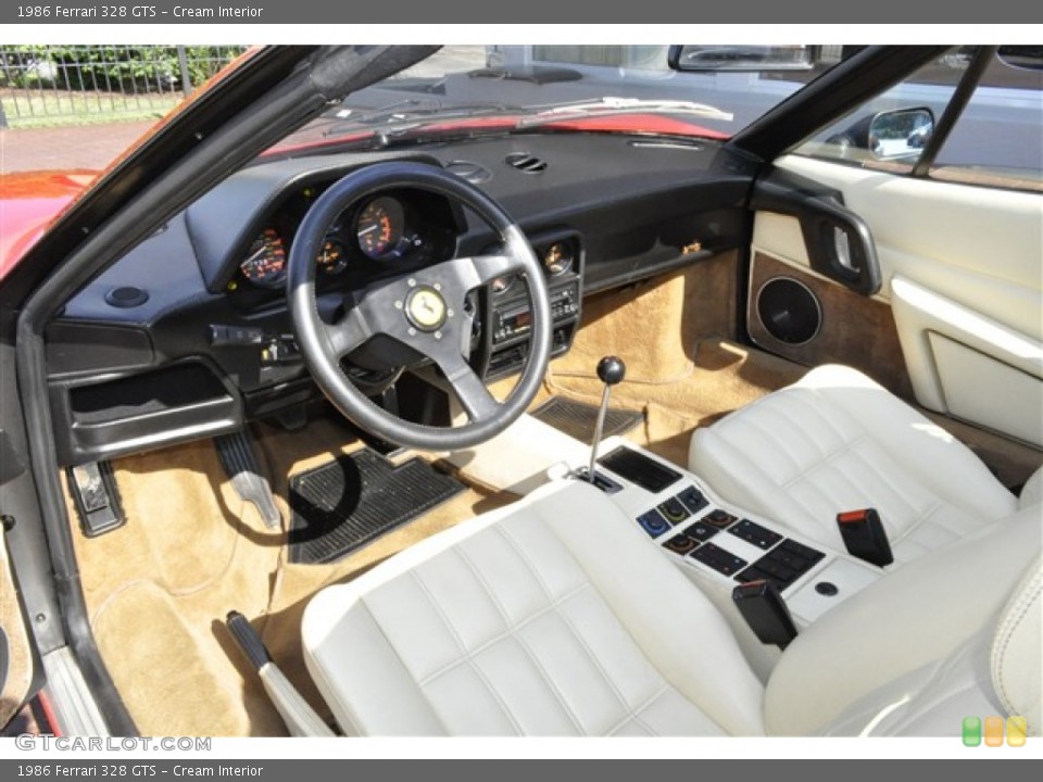 Cream Interior Prime Interior for the 1986 Ferrari 328 GTS #52363165