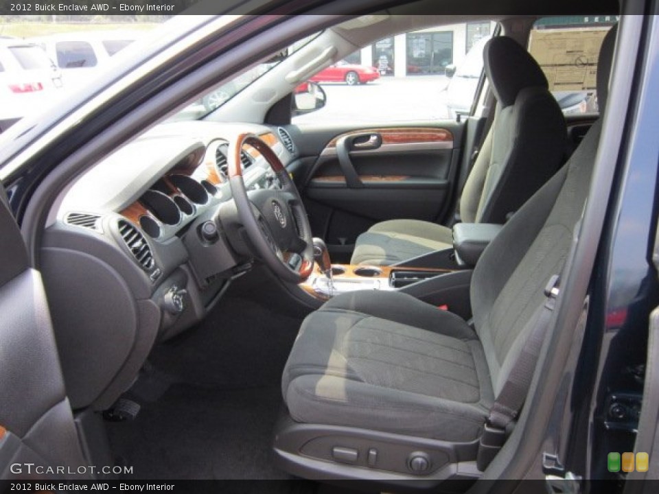 Ebony Interior Photo for the 2012 Buick Enclave AWD #52363720