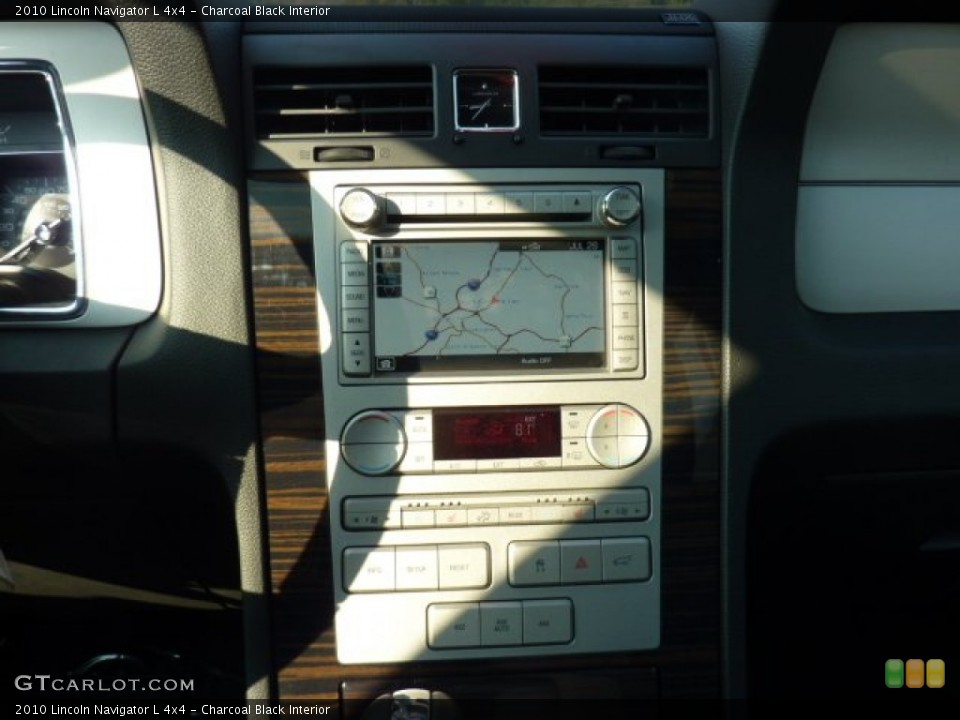 Charcoal Black Interior Controls for the 2010 Lincoln Navigator L 4x4 #52365316