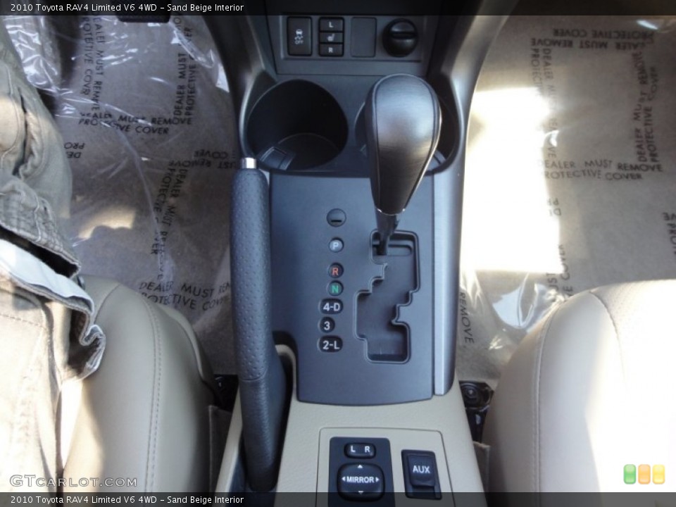 Sand Beige Interior Transmission for the 2010 Toyota RAV4 Limited V6 4WD #52368220