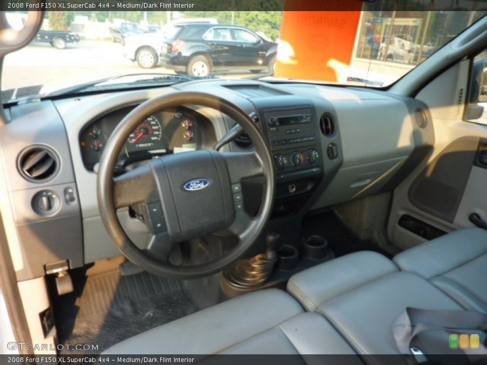 Medium/Dark Flint Interior Dashboard for the 2008 Ford F150 XL SuperCab 4x4 #52369873