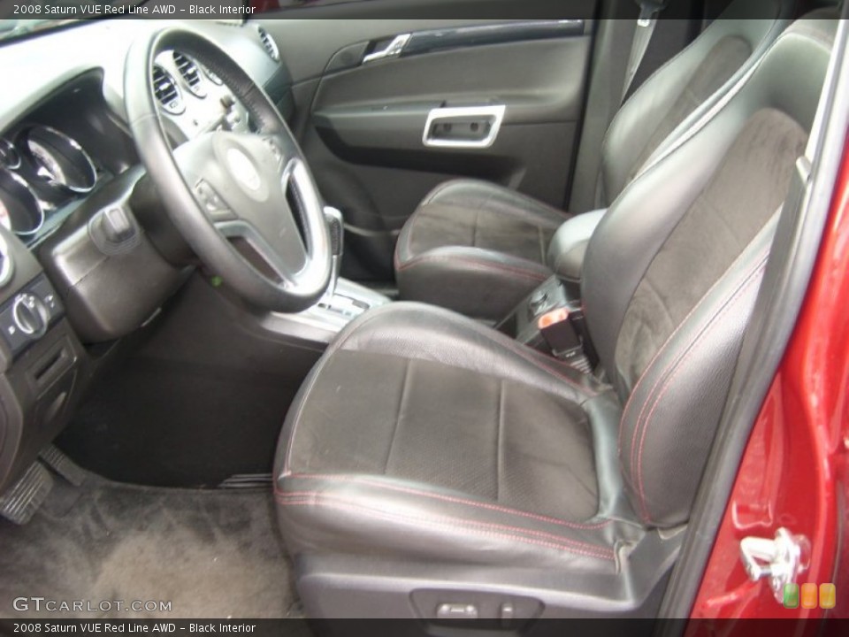 Black Interior Photo for the 2008 Saturn VUE Red Line AWD #52370560