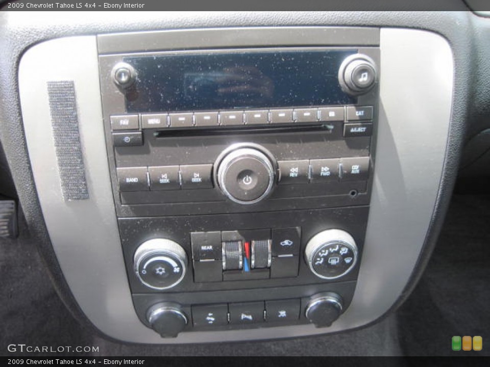 Ebony Interior Controls for the 2009 Chevrolet Tahoe LS 4x4 #52373311