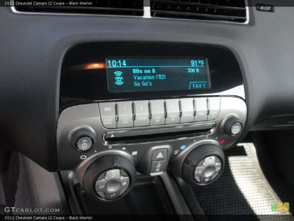 Black Interior Controls for the 2011 Chevrolet Camaro LS Coupe #52373653