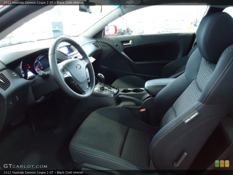 Black Cloth Interior Photo for the 2012 Hyundai Genesis Coupe 2.0T #52373743