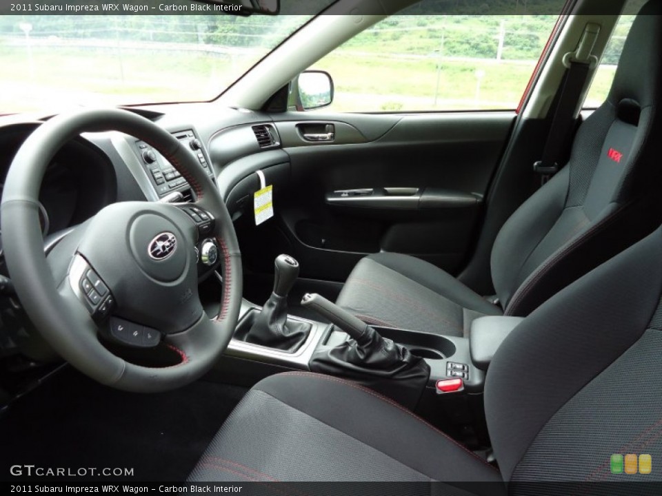 Carbon Black Interior Photo for the 2011 Subaru Impreza WRX Wagon #52374631