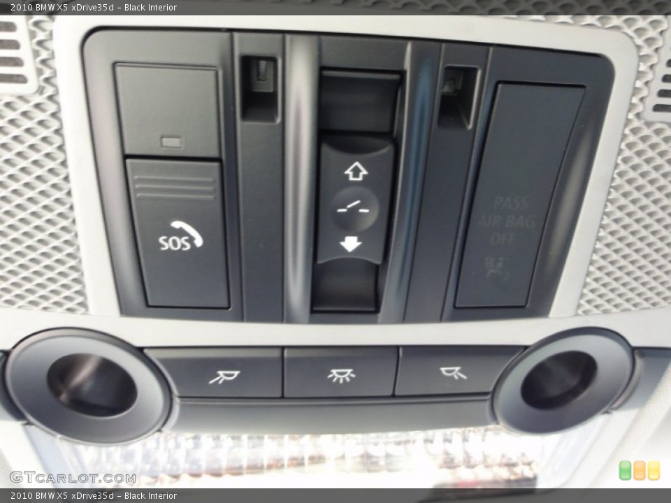Black Interior Controls for the 2010 BMW X5 xDrive35d #52375393