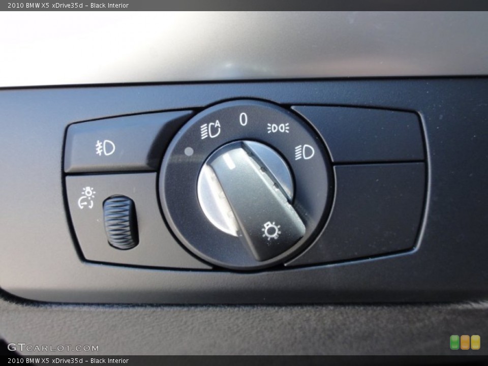 Black Interior Controls for the 2010 BMW X5 xDrive35d #52375474