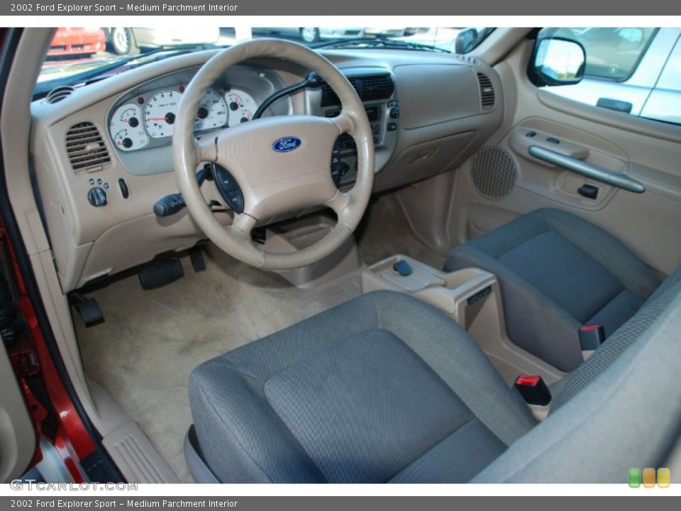 Medium Parchment Interior Prime Interior for the 2002 Ford Explorer Sport #52375663