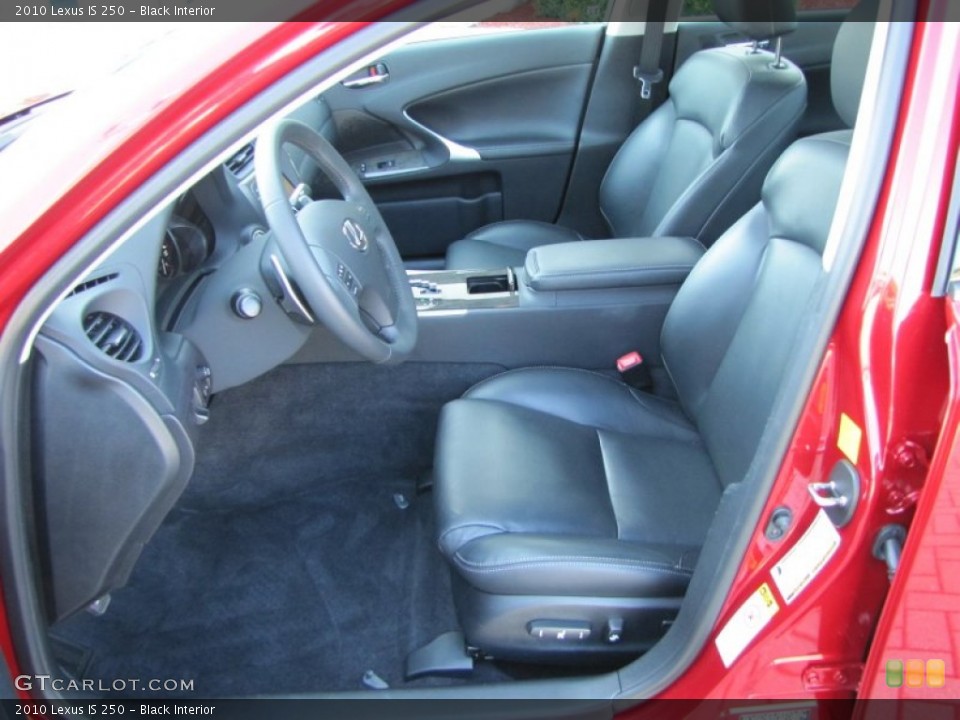 Black Interior Photo for the 2010 Lexus IS 250 #52376050