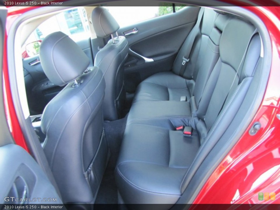 Black Interior Photo for the 2010 Lexus IS 250 #52376095