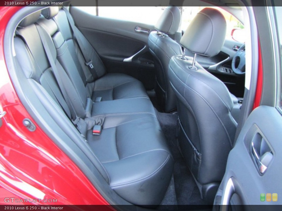 Black Interior Photo for the 2010 Lexus IS 250 #52376131