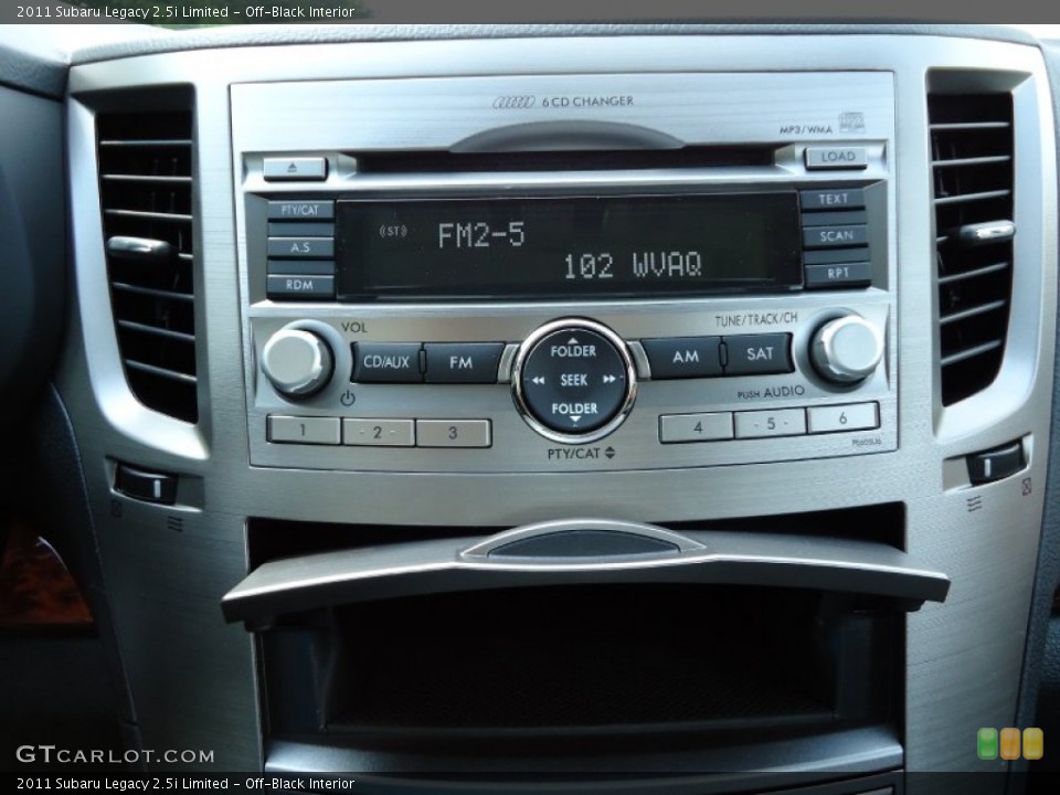 Off-Black Interior Controls for the 2011 Subaru Legacy 2.5i Limited #52376188