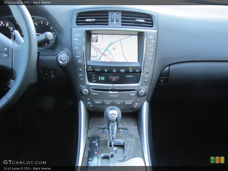 Black Interior Controls for the 2010 Lexus IS 250 #52376203