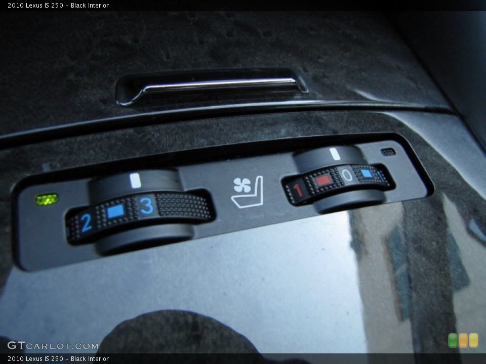 Black Interior Controls for the 2010 Lexus IS 250 #52376290