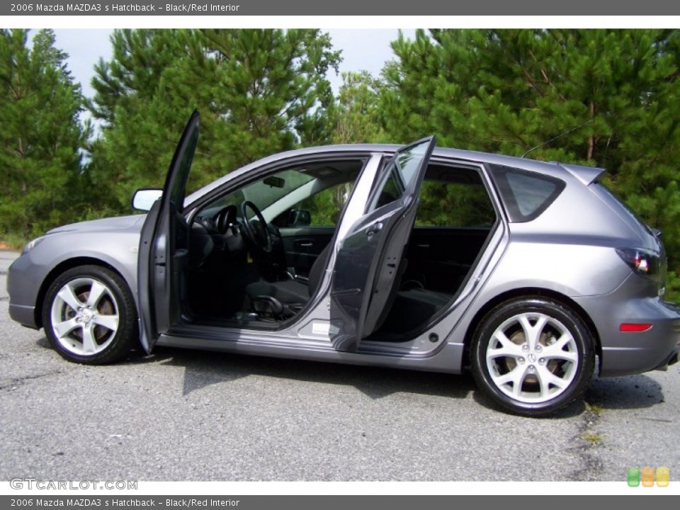Black/Red Interior Photo for the 2006 Mazda MAZDA3 s Hatchback #52376680