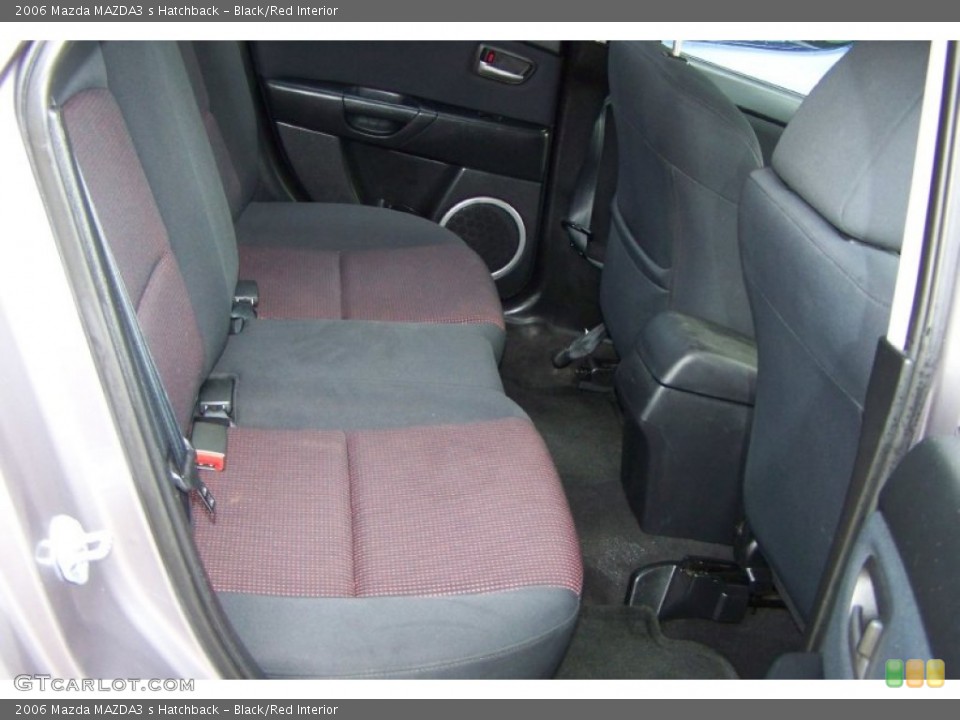 Black/Red Interior Photo for the 2006 Mazda MAZDA3 s Hatchback #52376974