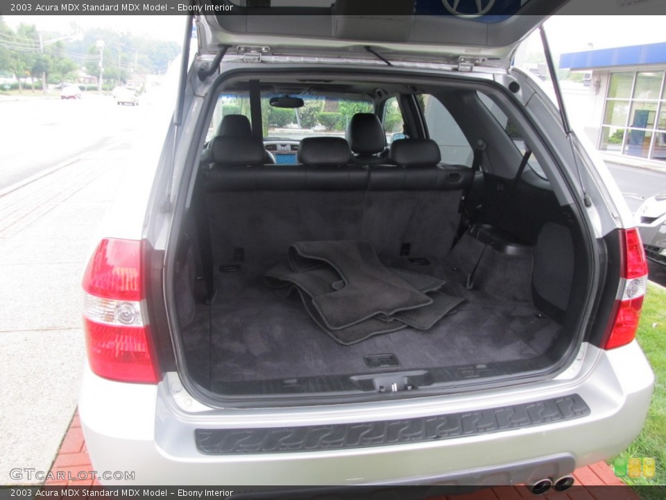Ebony Interior Trunk for the 2003 Acura MDX  #52377034
