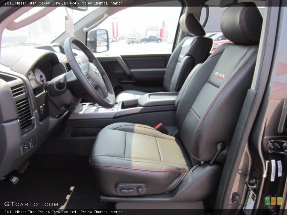 Pro 4X Charcoal Interior Photo for the 2011 Nissan Titan Pro-4X Crew Cab 4x4 #52378141