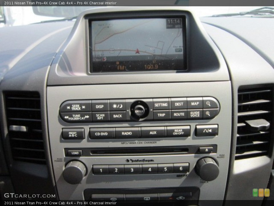 Pro 4X Charcoal Interior Controls for the 2011 Nissan Titan Pro-4X Crew Cab 4x4 #52378171