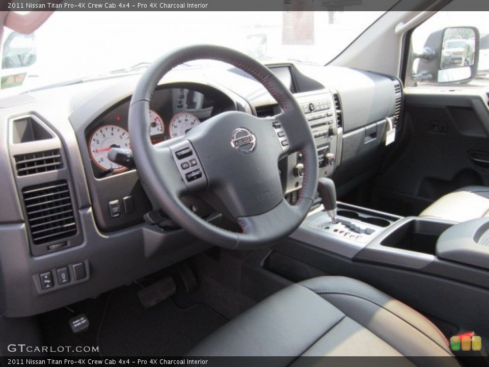 Pro 4X Charcoal Interior Photo for the 2011 Nissan Titan Pro-4X Crew Cab 4x4 #52378315