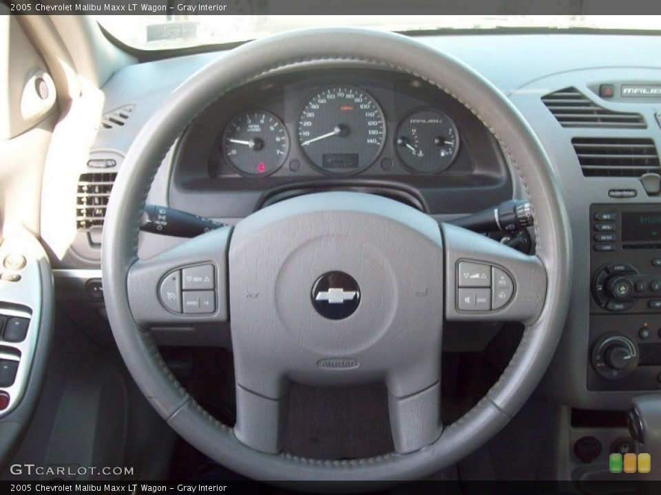 Gray Interior Steering Wheel for the 2005 Chevrolet Malibu Maxx LT Wagon #52379665