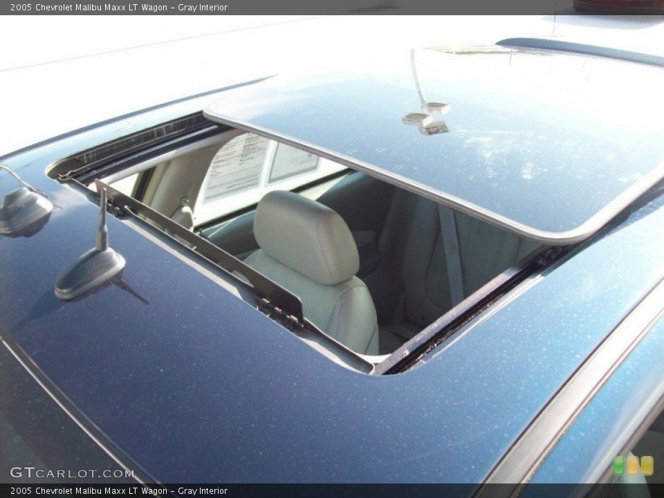 Gray Interior Sunroof for the 2005 Chevrolet Malibu Maxx LT Wagon #52379776