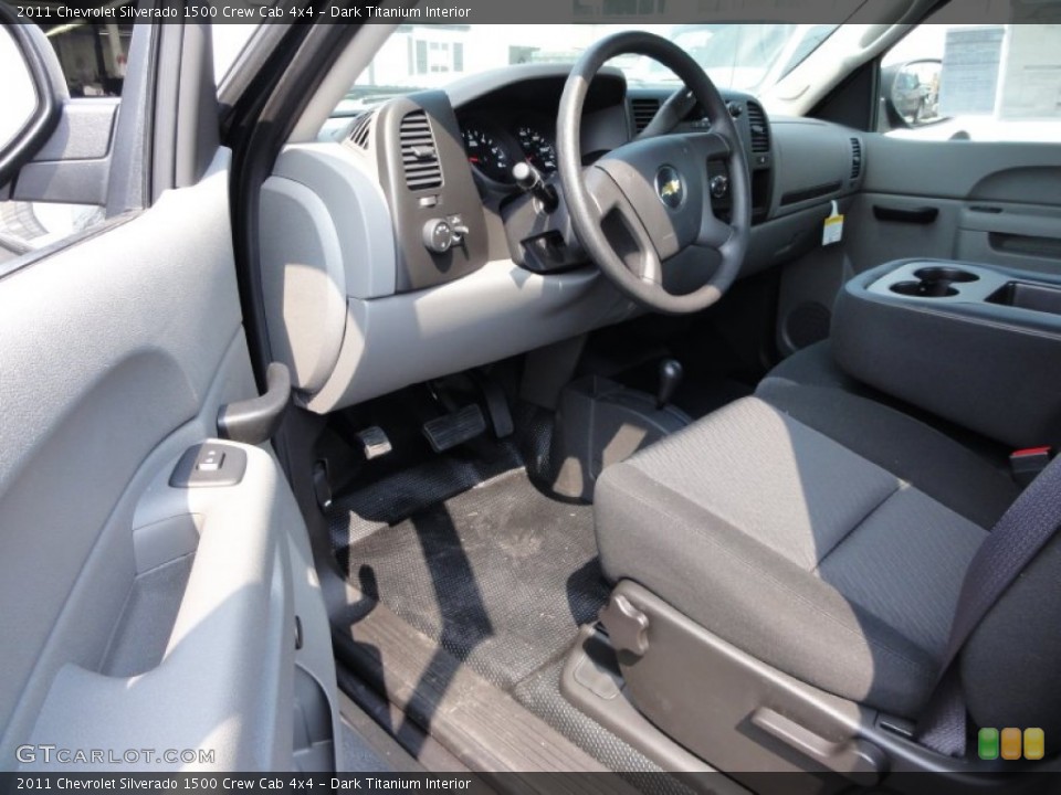 Dark Titanium Interior Photo for the 2011 Chevrolet Silverado 1500 Crew Cab 4x4 #52380970